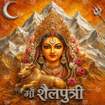 Maa Shailputri Navratri Decoration Backdrop