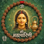 Maa Brahmacharini Navratri Decoration Backdrop