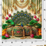 Morpankh Kalasham Decoration Backdrop