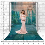 Mystic Aqua Heritage - Maternity Backdrop