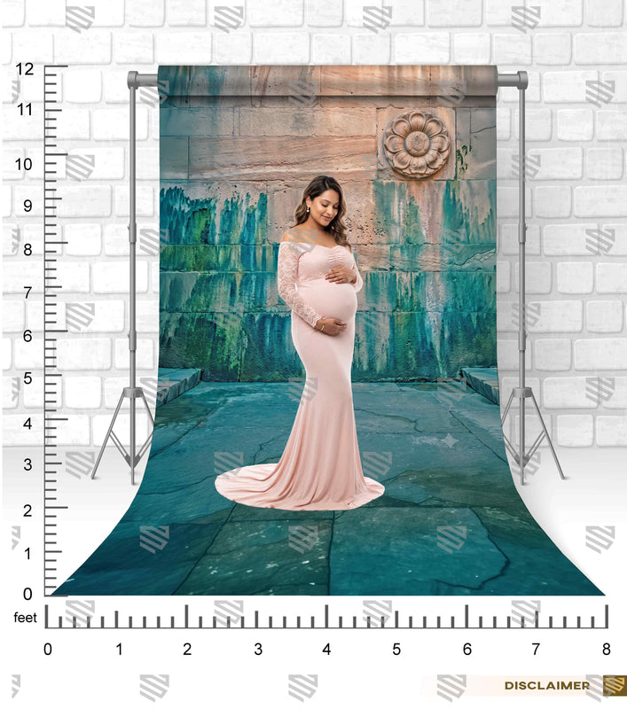 Mystic Aqua Heritage - Maternity Backdrop