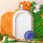 Tricolor Balloon Archway