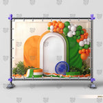 Tricolor Balloon Archway