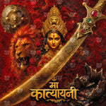 Maa Katyayani Navratri Decoration Backdrop