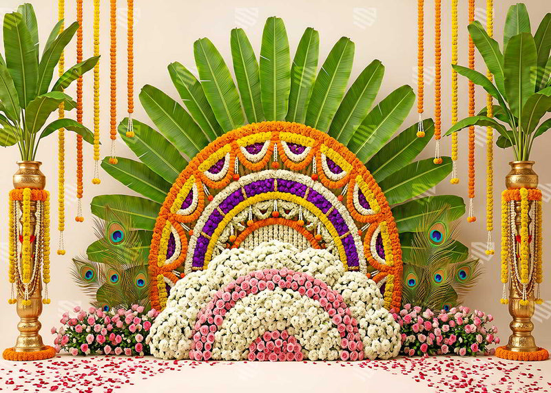 Floral Vrindavan Canopy