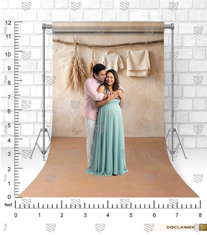 Champagne Draped Serenity - Maternity Backdrop