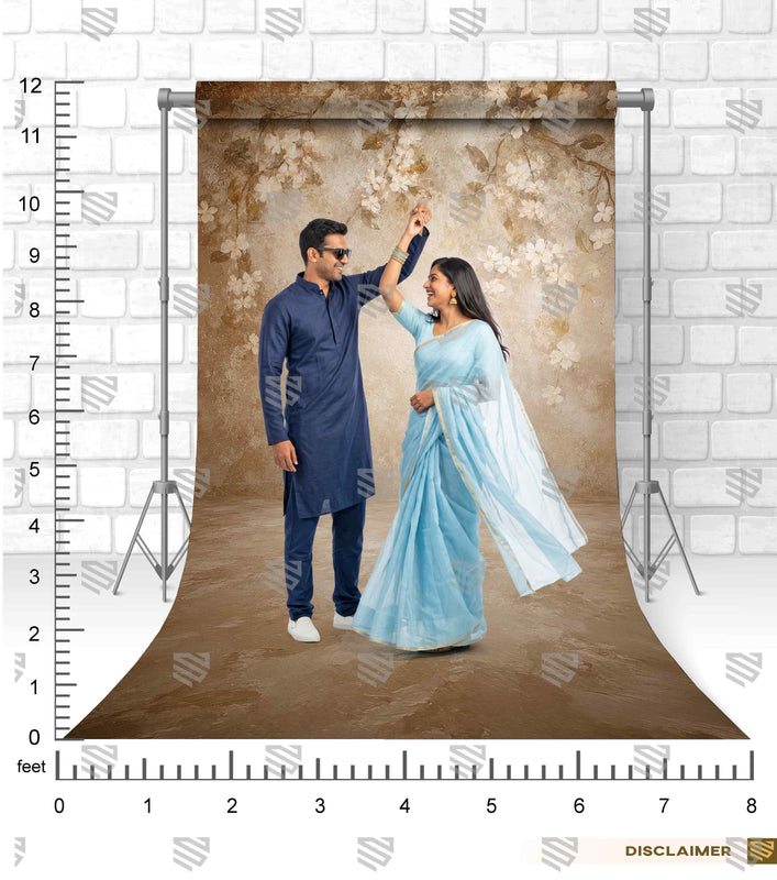 Ivory Mist Blossom - Model Shoot Backdrop