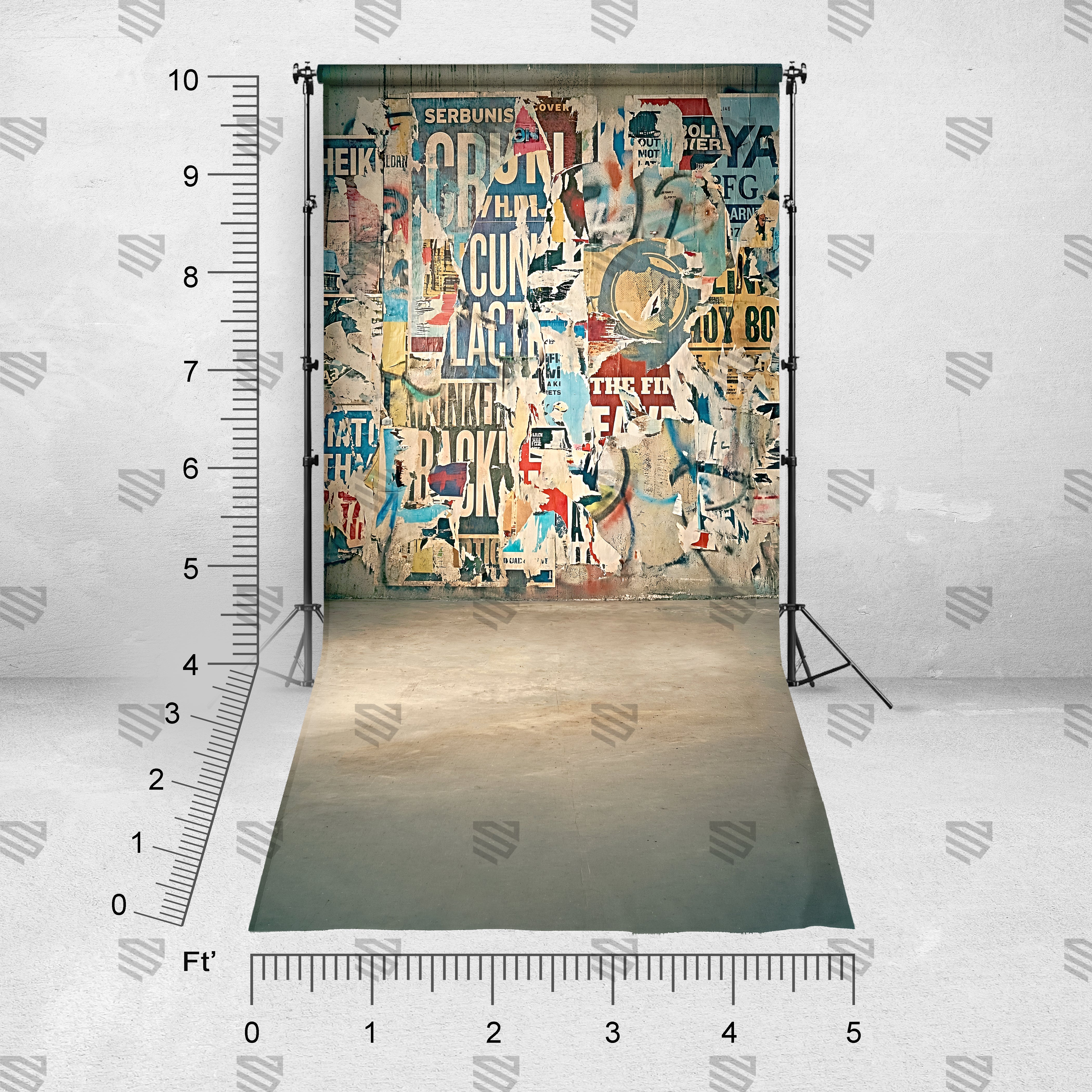 Urban Grunge Poster Wall
