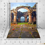 Ruined Palace Photography Backdrop