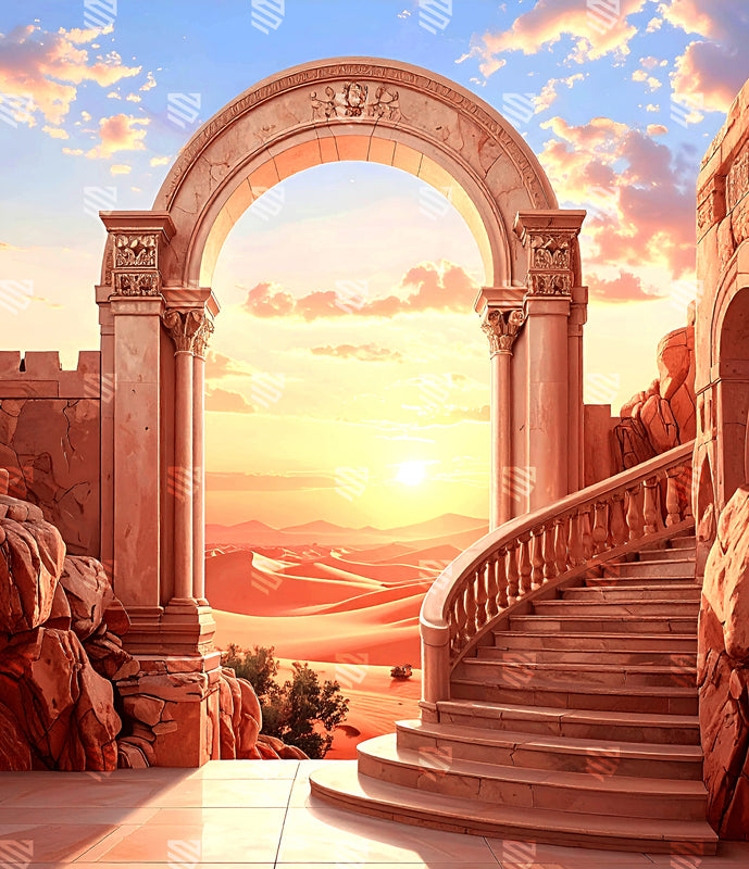Desert Sunset Stairway