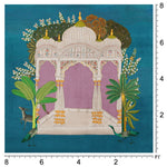 Serene Pavilion Backdrop