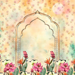 Sundar Phoolon Ka Jharukha Backdrop