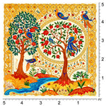 Traditional Kalamkari Background Backdrop