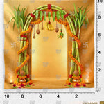 Traditional Deepavali home decoration background