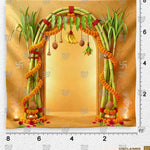 Diya inspired Deepavali backdrop
