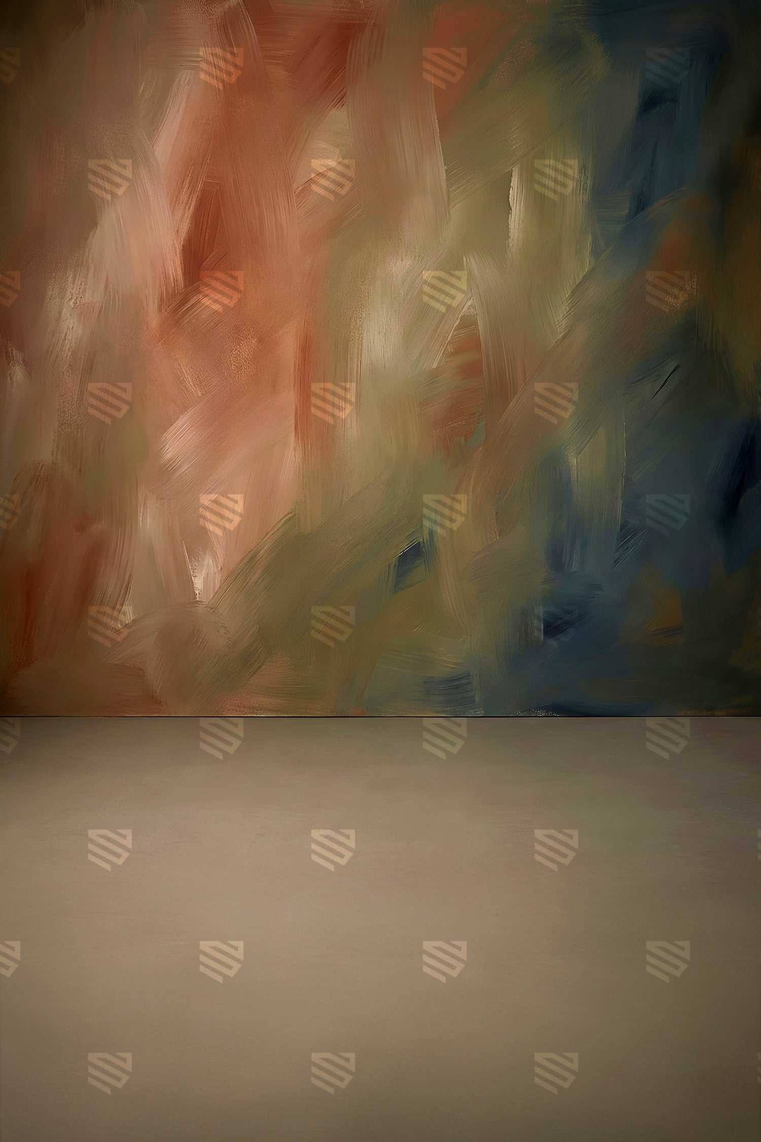 Abstract Earthtone Harmony