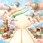 Air Parade Horizon Newborn Baby Photography Backdrop