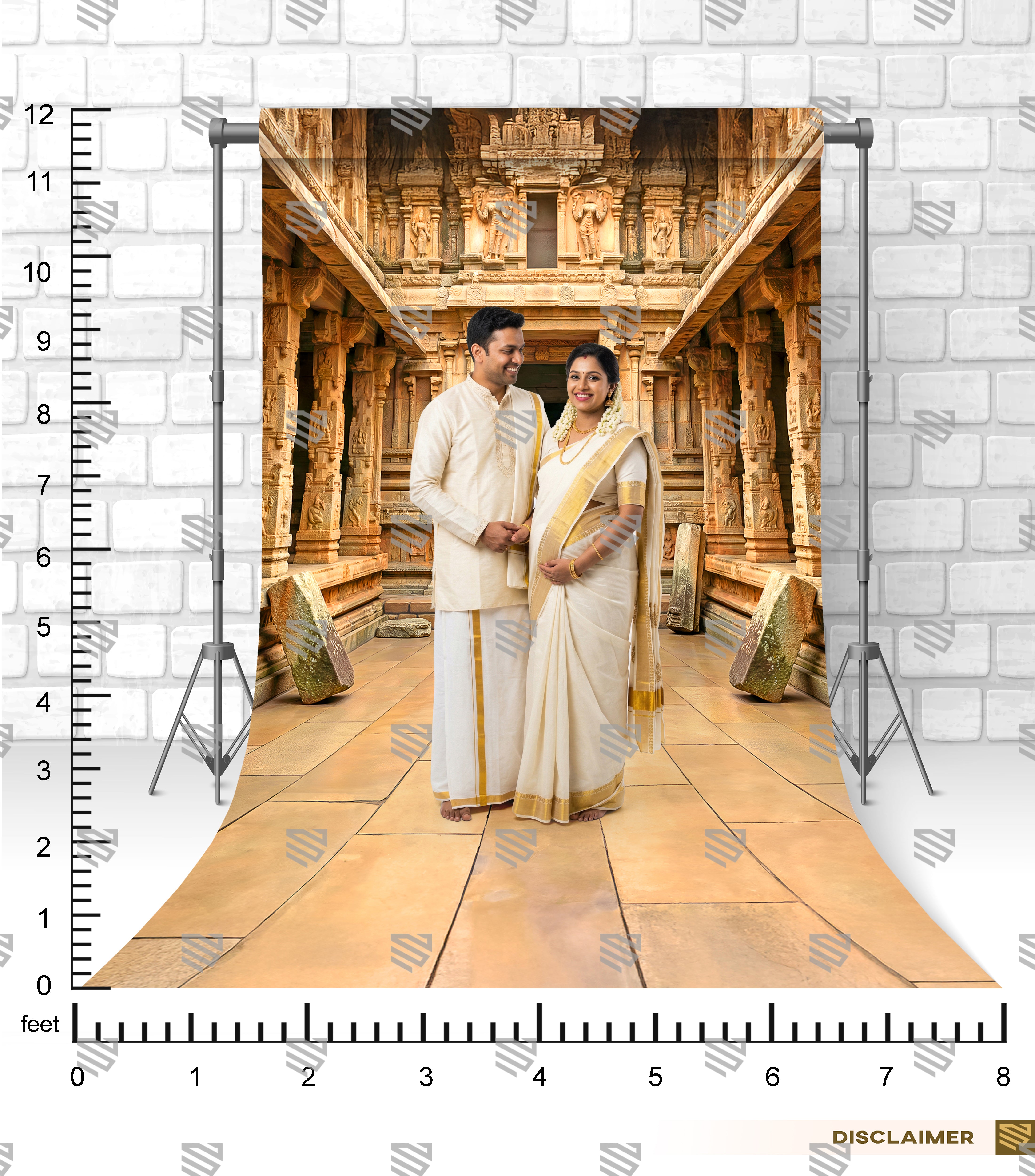 Ancient Temple Sanctum - Maternity Backdrop