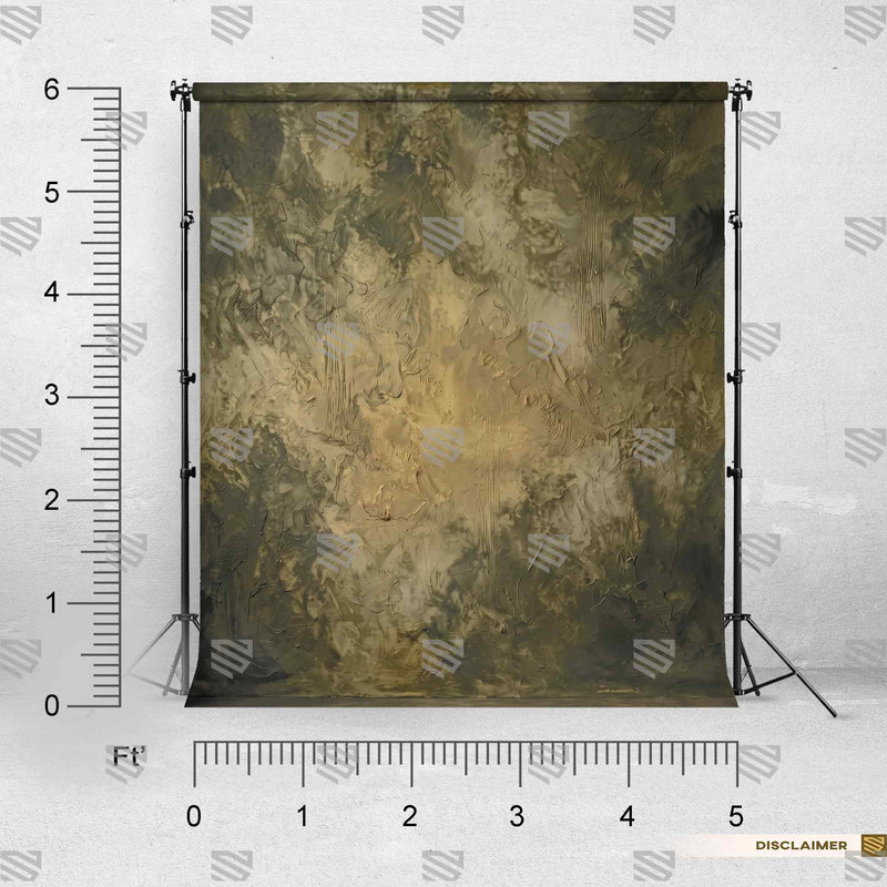 Antique Olive Textured Photography Backdrop