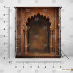 Antique Sculpted Gateway backdrop for fashion photoshoots