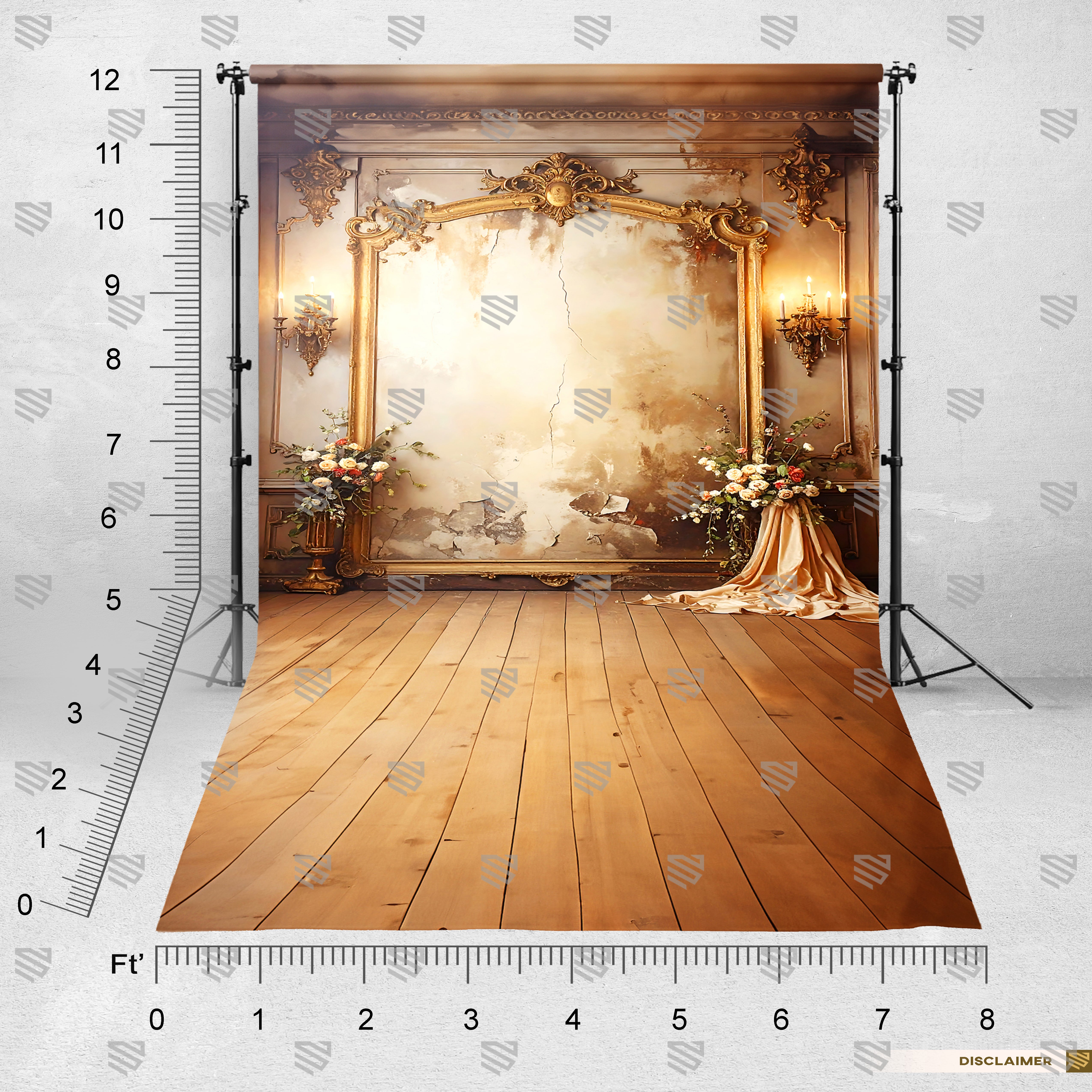Antique Elegance – Golden Frame of Timeless Beauty
