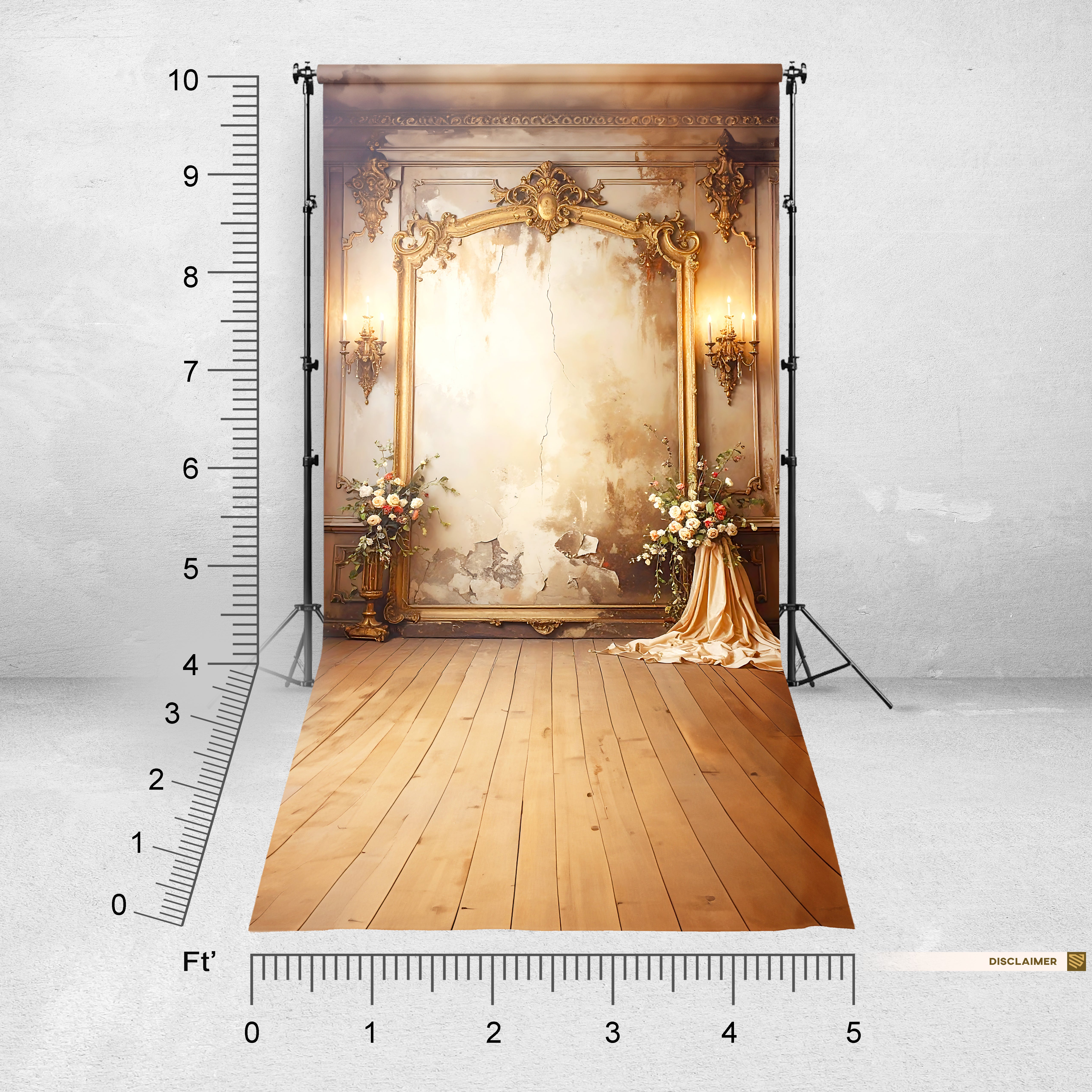 Antique Elegance – Golden Frame of Timeless Beauty