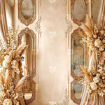 Aureate Floral Sanctuary Photography Backdrop