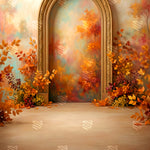 Autumn Garden Art Arch Backdrop