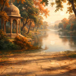 Autumn Riverside Pavilion