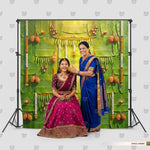 Haldi Festive Maternity Backdrop