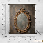 Baroque Oval Frame photography backdrop for studio portraits