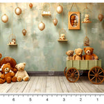 Bear Theme Baby Backdrop