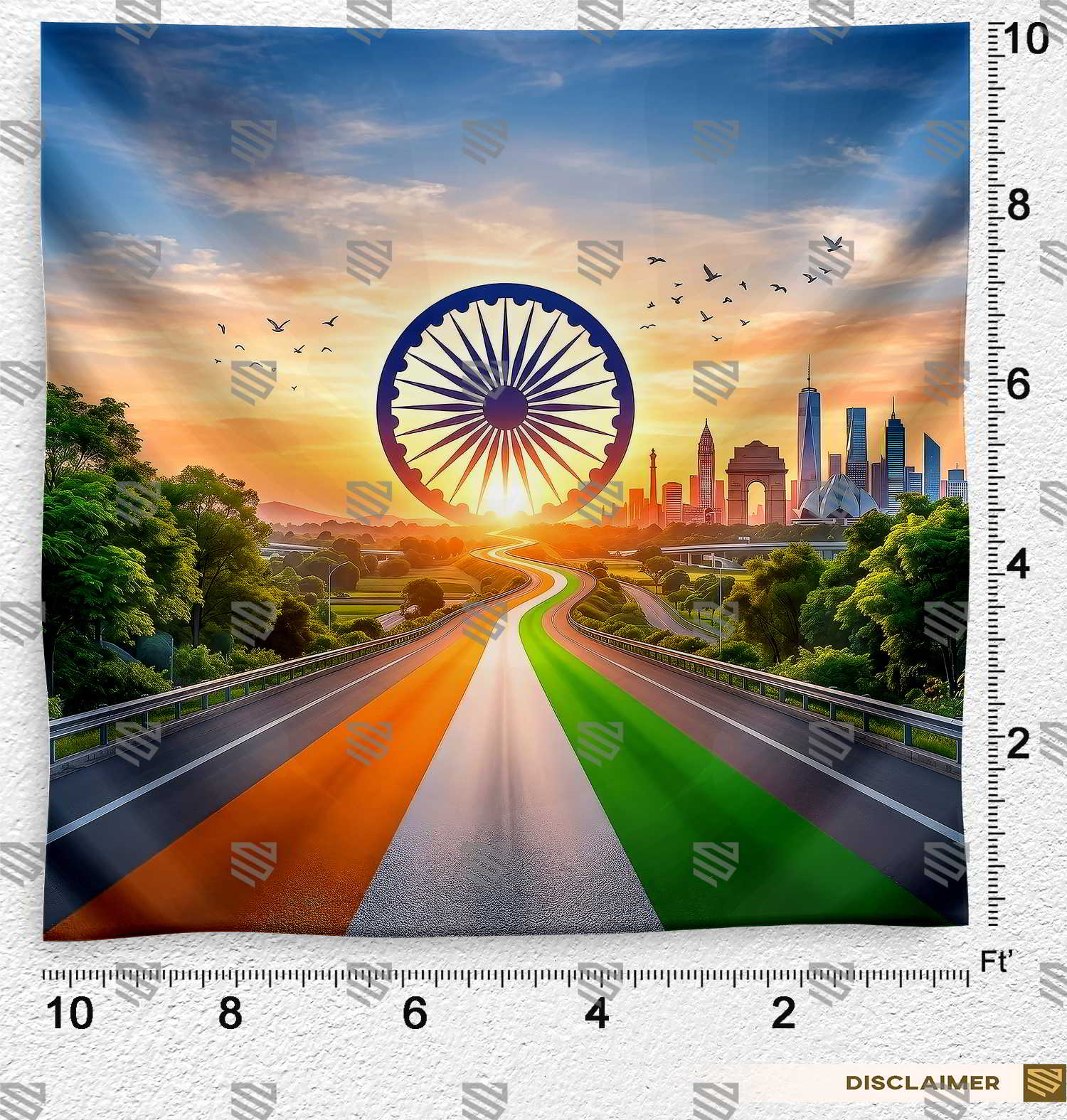 India Progress Backdrop