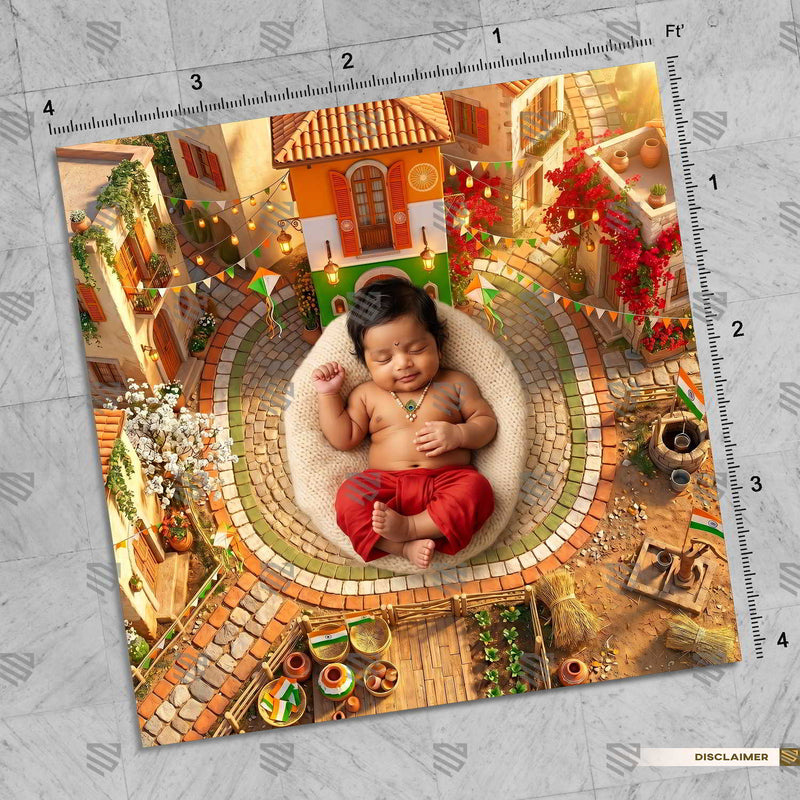 Bharat Unity Plaza Newborn Baby Photography Backdrop