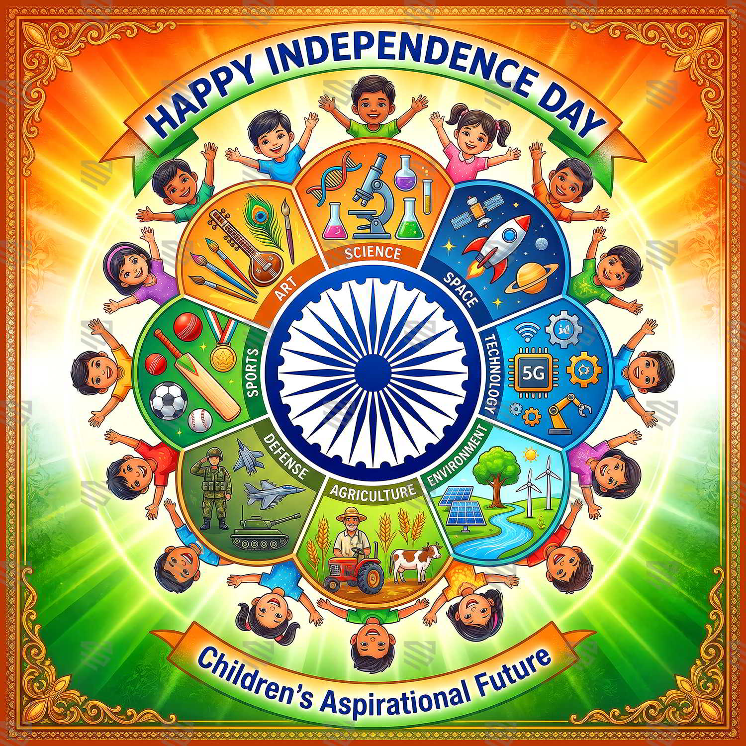 Bhavishya Bharat Chakra Backdrop