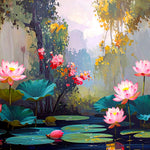 Blooming Tranquility Backdrop
