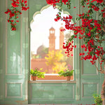 Blooming Palace Arch View Backdrop