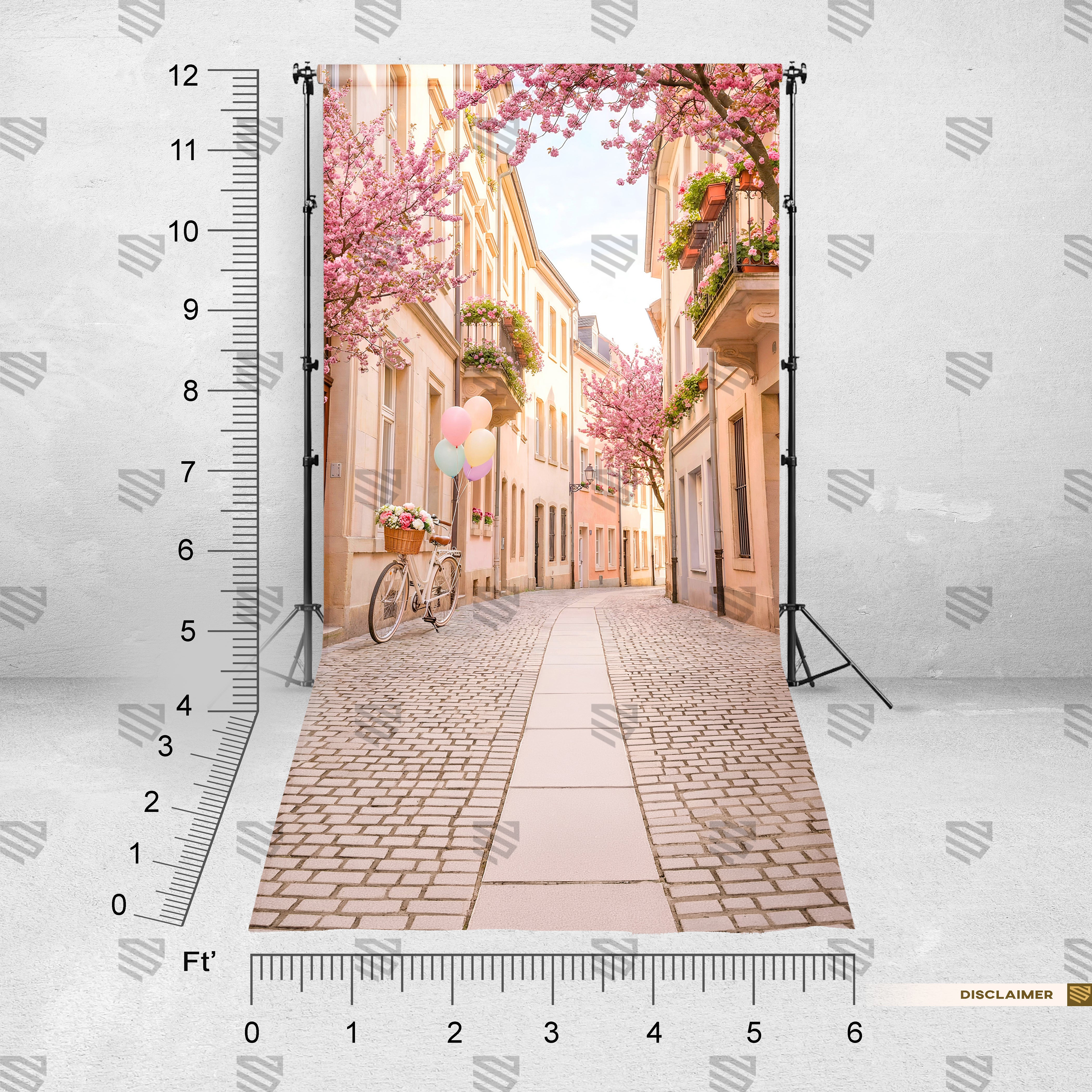 Flower Street Backdrop