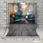 Baby Photoshoot Floral Backdrop