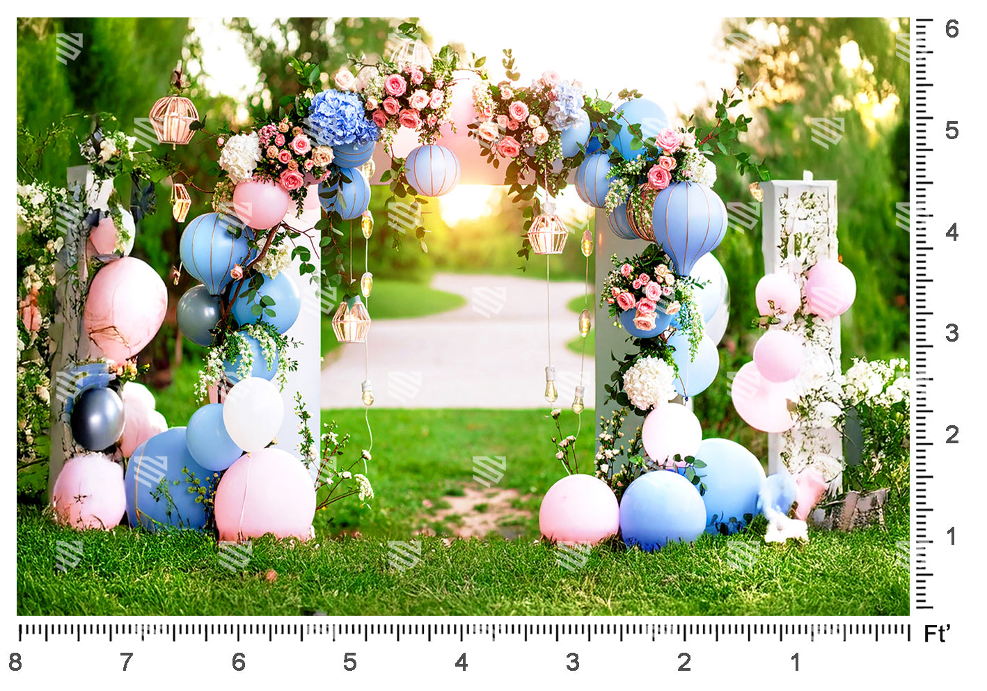 Blossom Balloon Arch