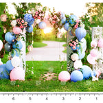 Balloon Arch Background Backdrop