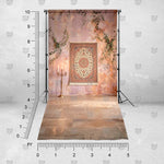 Blush-toned ornamental background for creative photography