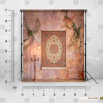 Blush Ornamental Panel backdrop for fashion photoshoots