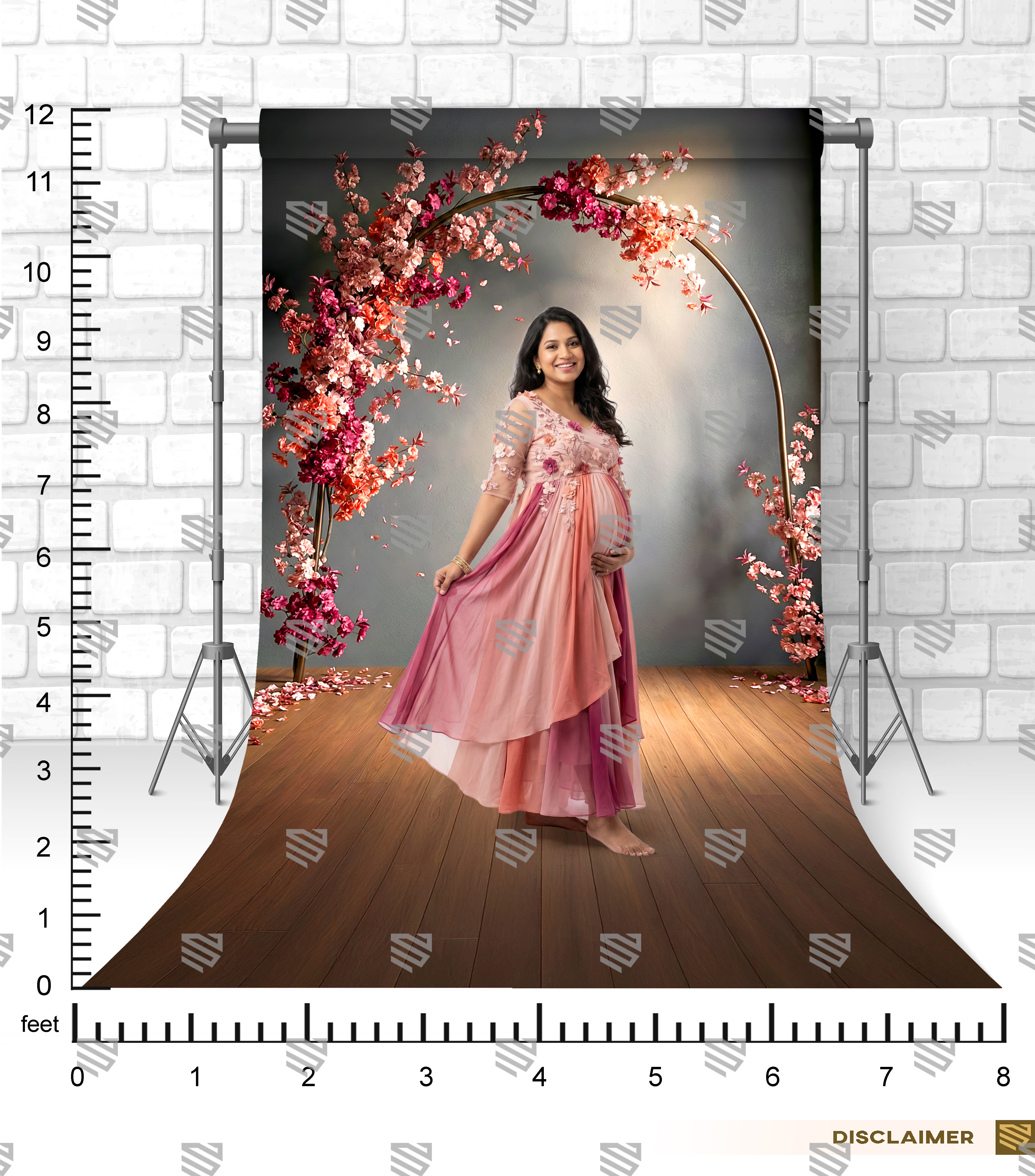 Blush Blossom Arch - Maternity Backdrop