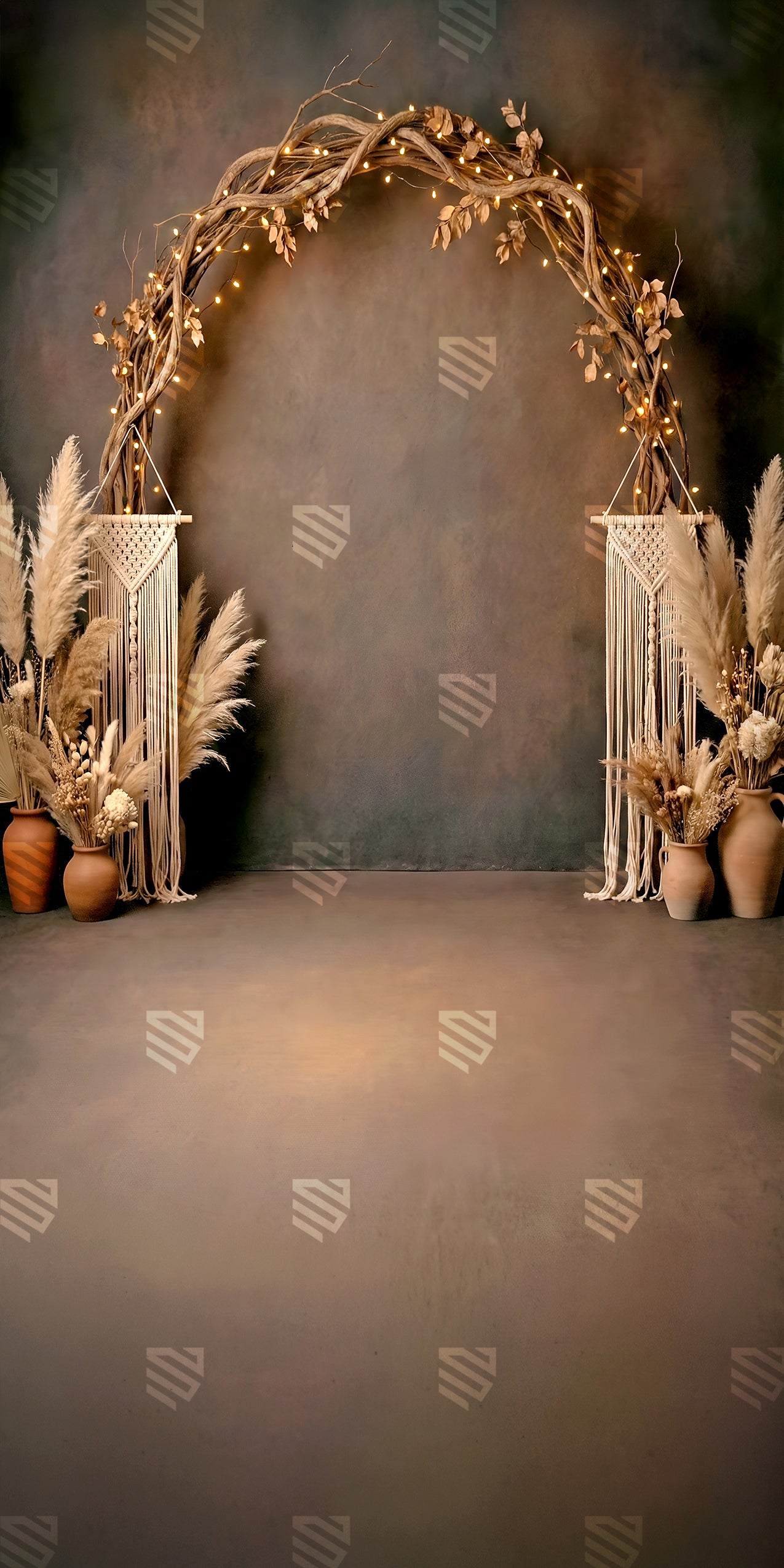 Boho Pampas Glow