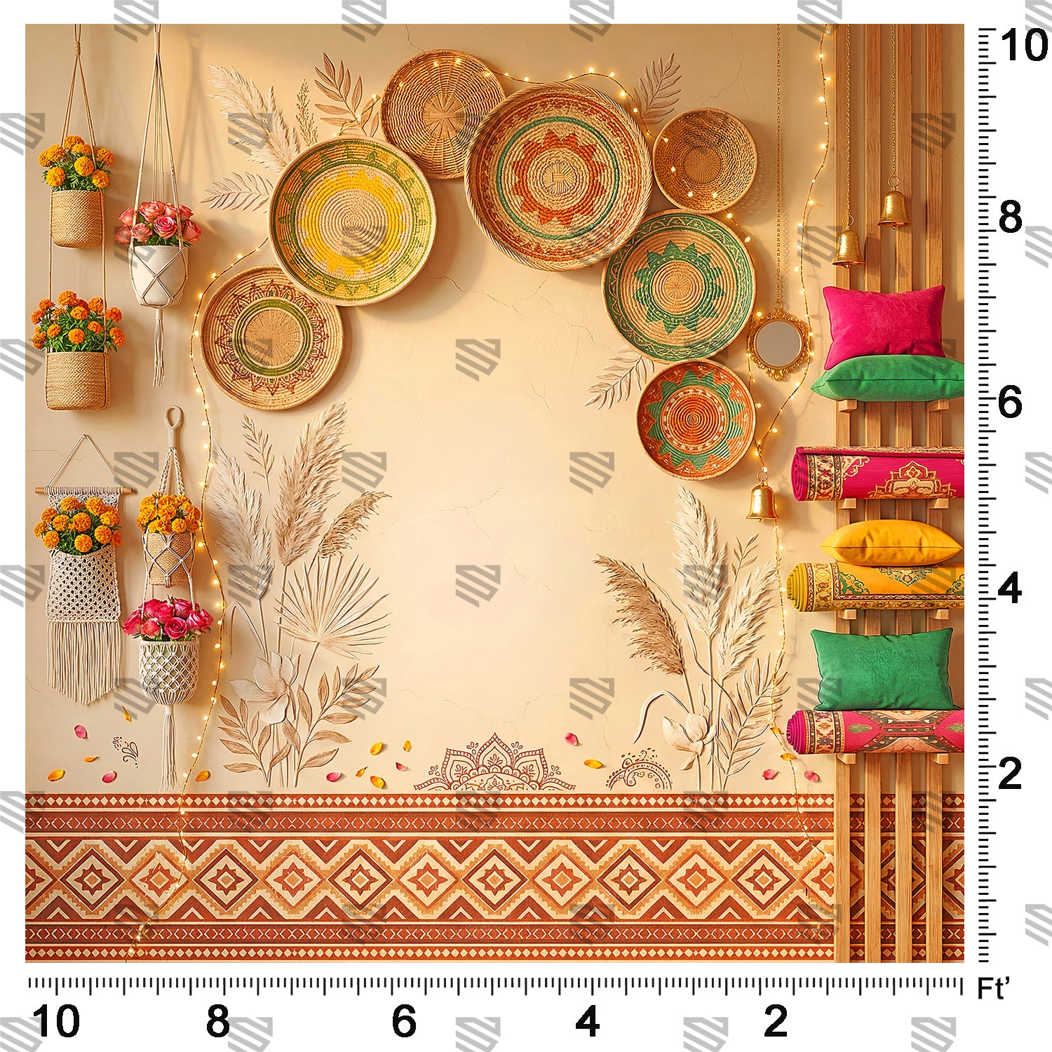 Boho Festive Wall Charm