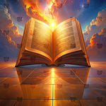 Book of Cosmic Wisdom Backdrop