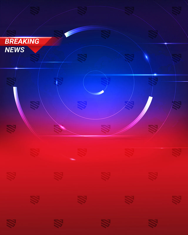 Breaking News Alert Background - Podcast Backdrop