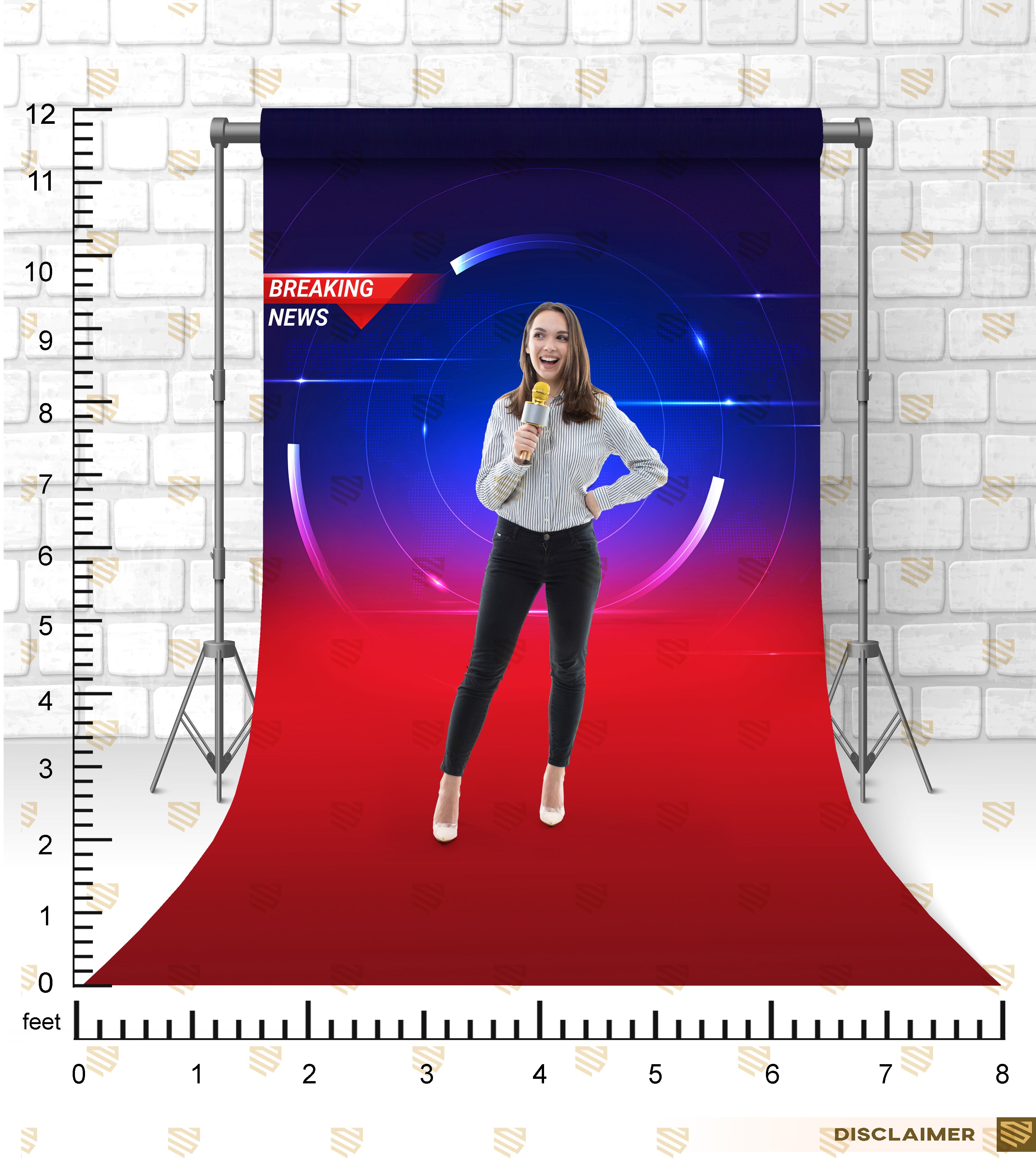 Breaking News Alert Background