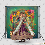 Mehndi Festive Backdrop